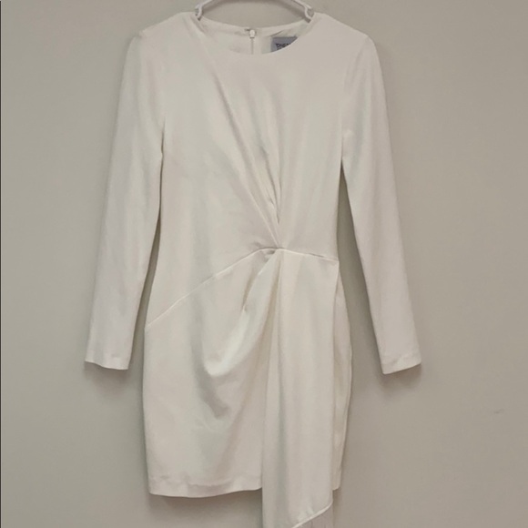 ONE33Social Twist Fringe Long Sleeve Cocktail Mini - Picture 6 of 11